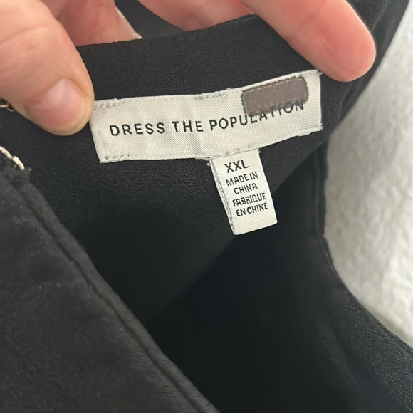 Dress The Population Black Lorena Gown, RTR - Picture 8 of 10